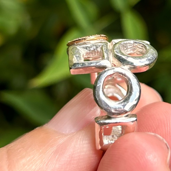 Pink Diamonds, rose gold and sterling silver Ring - Picture 10 of 13